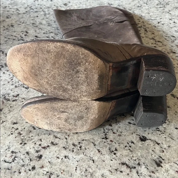 Frye Brown Leather Riding Boots